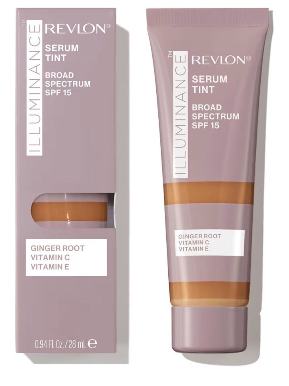 Revlon Illuminance Tinted Serum,Triple Hyaluronic Acid,SPF 15,417 Warm Caramel
